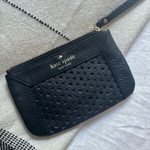Kate Spade Black Wristlet Clutch